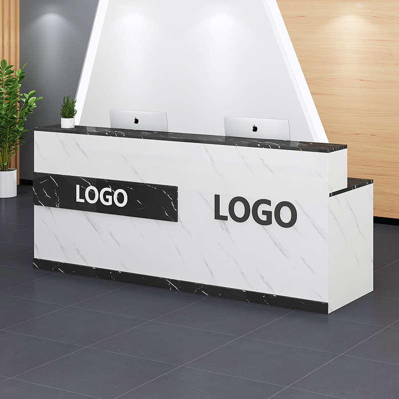 公司接待台简约现代服装店超市便利店铺小型吧台收银前台桌柜吧台