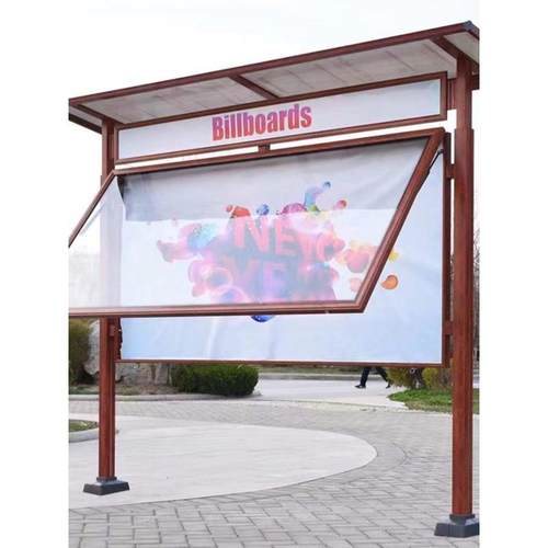 户外宣传栏公告栏不锈钢公示栏广告栏展示板粘贴信息栏广告牌定做