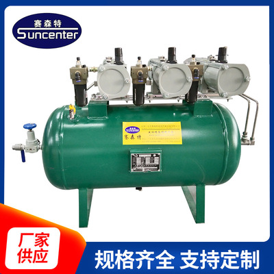 DGS-DGC02-03-100L空气增压系统 带储气罐气体压缩装置气驱高压泵