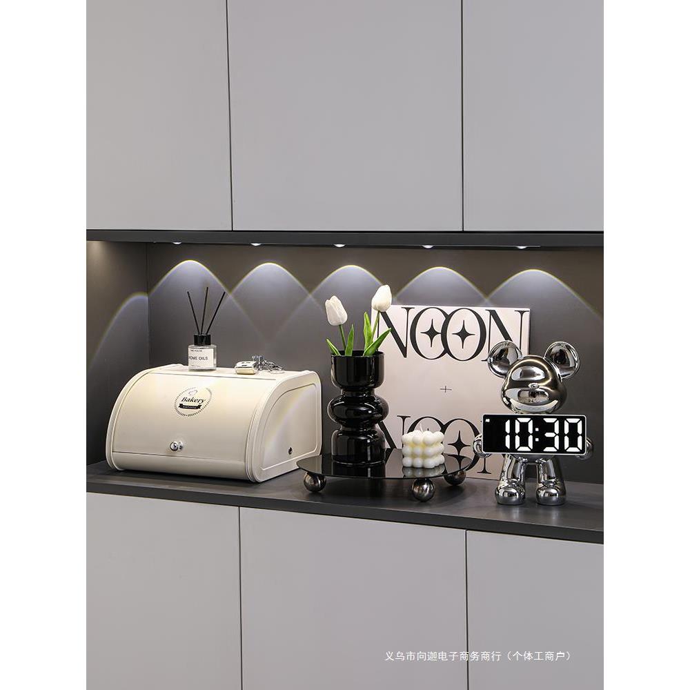 轻奢入户玄关摆件客厅家居装饰品电视酒柜餐边柜钥匙收纳高档软装