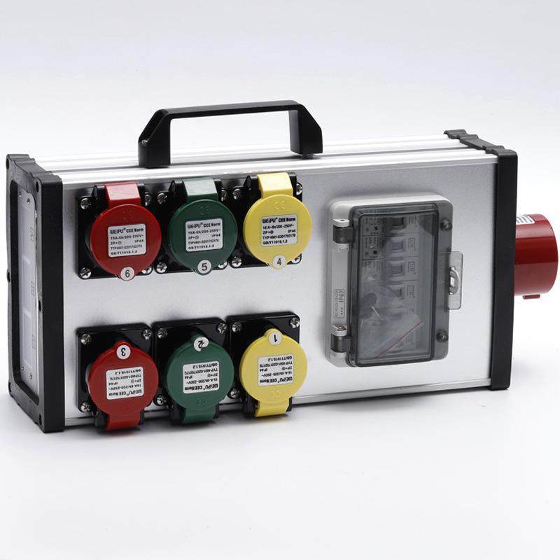 6路电源直通箱6路手提配电箱舞台演出灯光LED大屏电源箱分线盒,3C数码配件,USB灯,淘宝优惠券,粉丝福利购,淘宝优惠卷