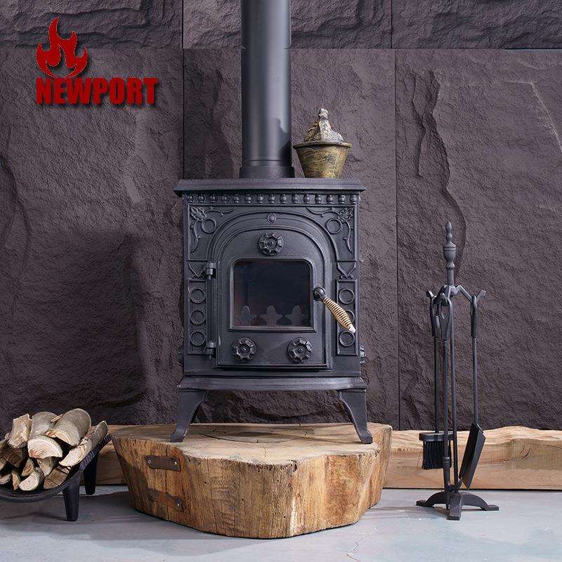 纽波特FS17号铸铁真火燃木美式欧式别墅自建房家用小型壁炉取暖器