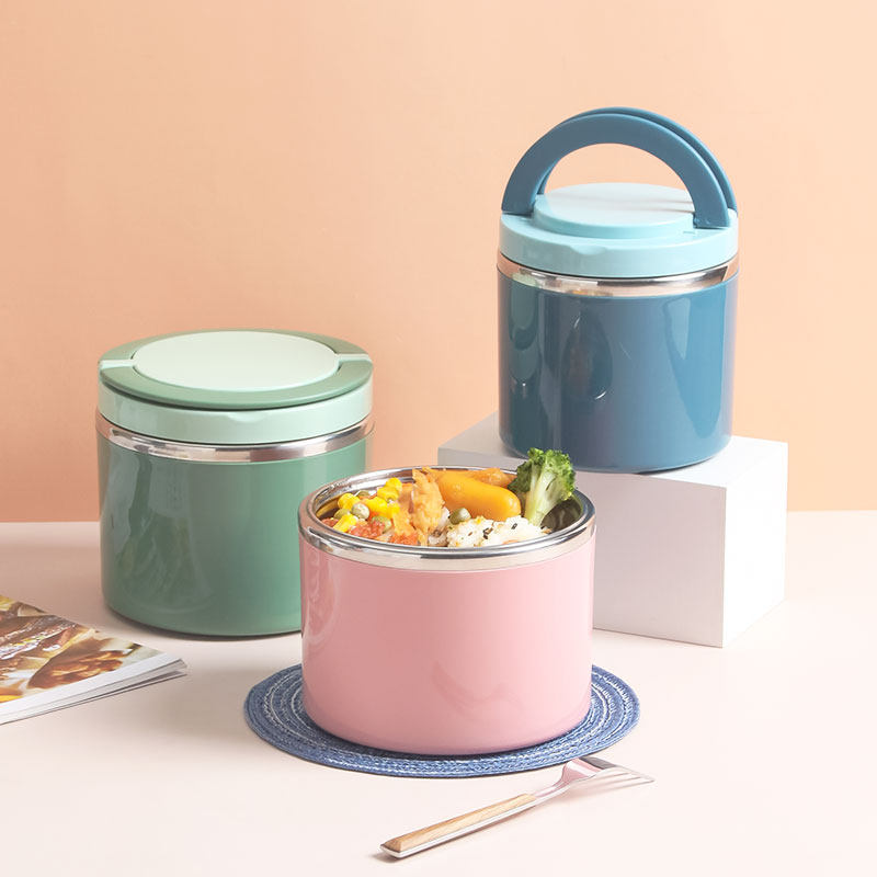 上班带豆浆杯外带保温早餐杯粥杯隔夜酸奶杯便携燕麦杯子带盖勺子