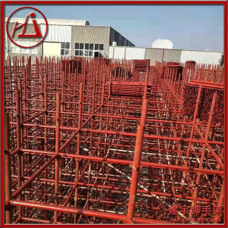 建宇套扣式脚手架建筑钢管脚手架镀锌手脚架中铁四局工地快装架子
