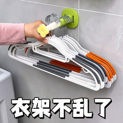 免打孔无痕伸缩挂衣架阳台壁挂
