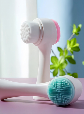 洗脸刷软毛洁面仪双面刷子洁颜刷手动脸部毛孔深层清洁神器黑头器