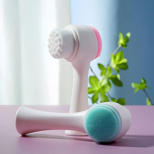 洗脸刷软毛洁面仪双面刷子洁颜刷手动脸部毛孔深层清洁神器黑头器