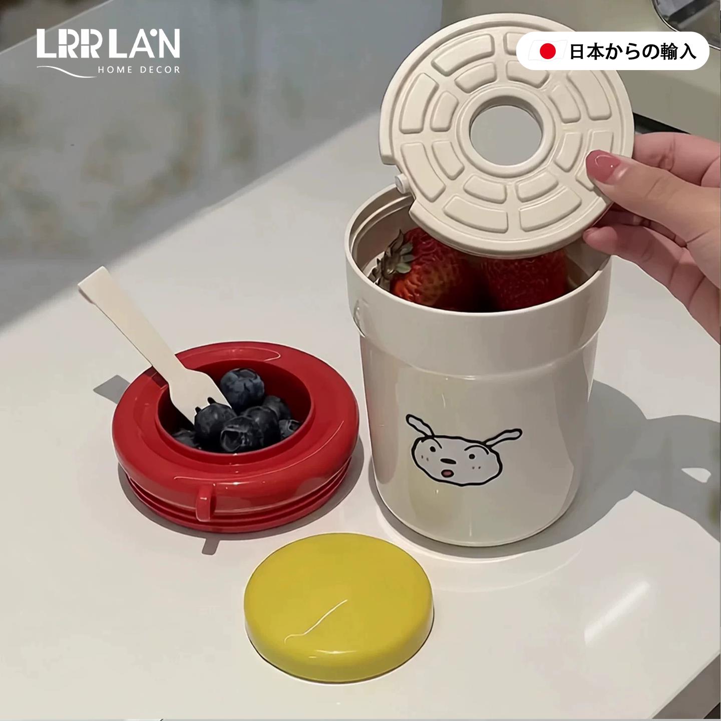 干湿分离水果杯!多巴胺水果沙拉杯带叉子可沥水可携式水果燕麦杯