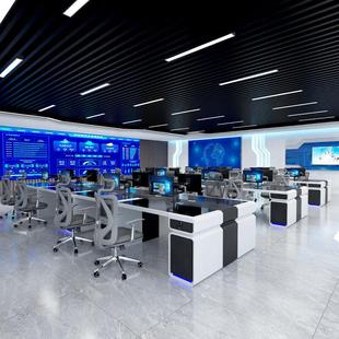 工作台数据中心办公桌实验室取证职员桌员工控制监控台操作台