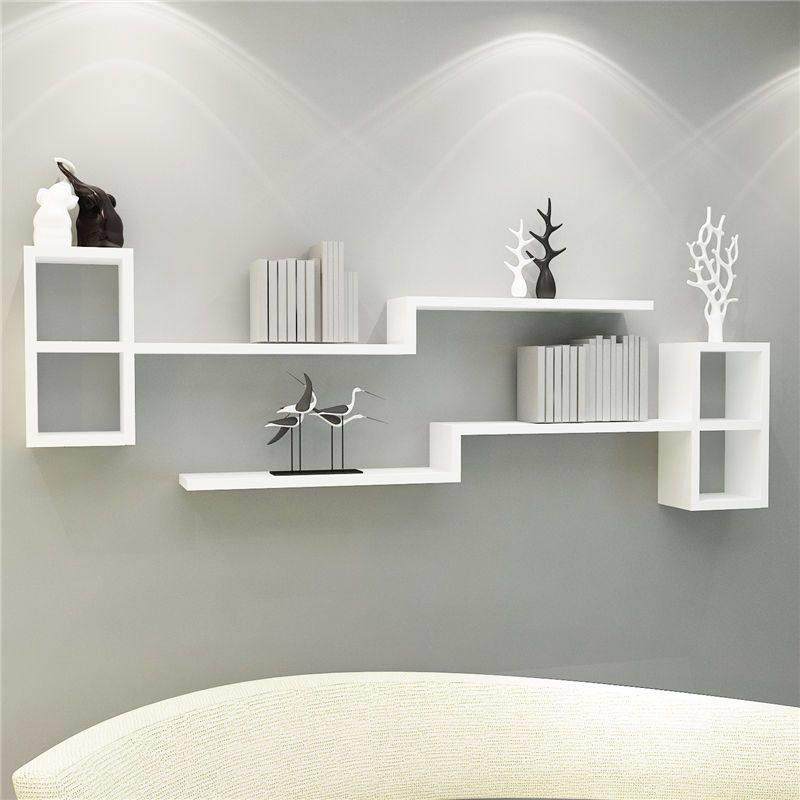 床头隔板壁挂式客厅墙面装饰书架墙上置物架卧室简易收纳创意格子,住宅家具,搁板/置物架/家用陈列架,淘宝优惠券,粉丝福利购,淘宝优惠卷