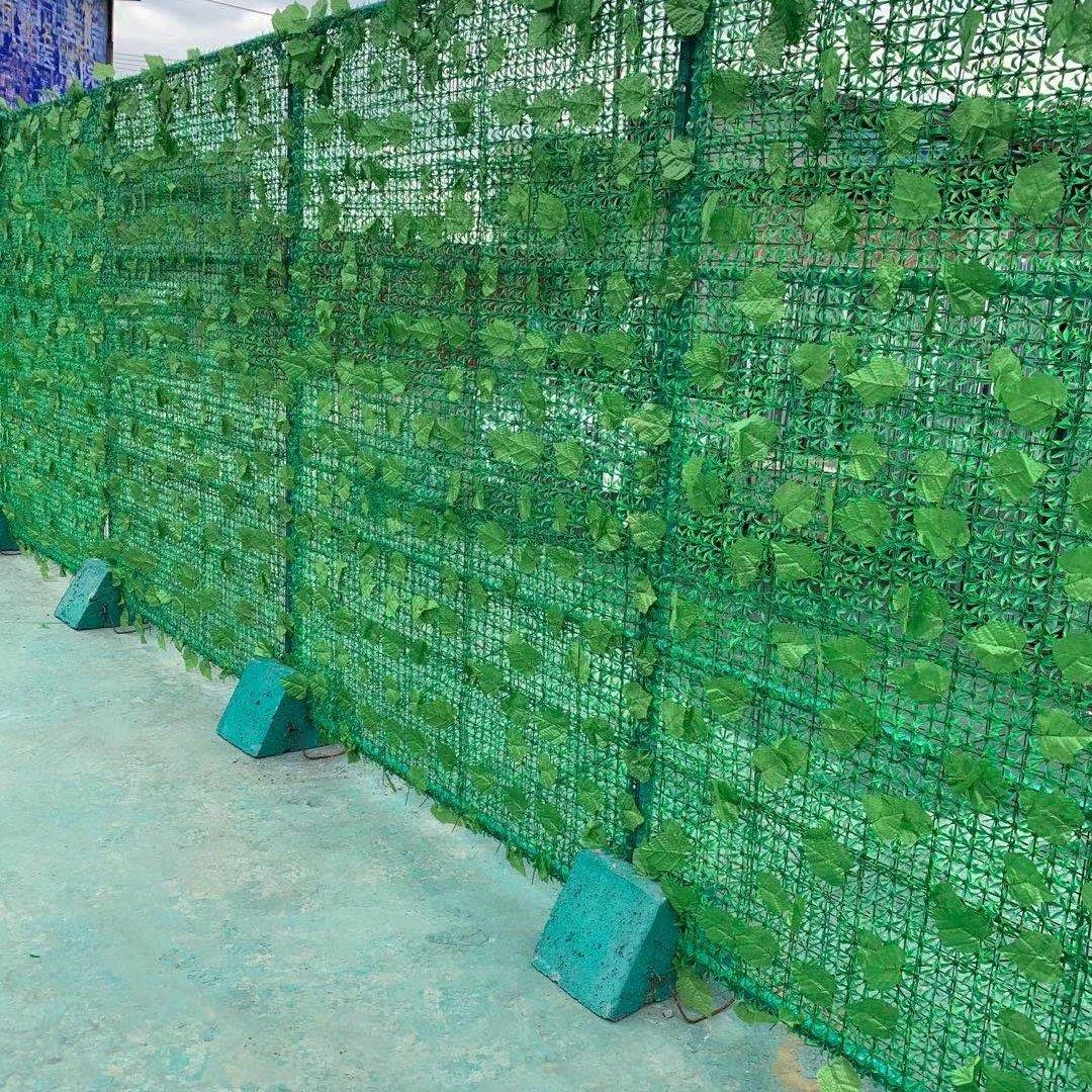 景观围挡绿篱花草生态景观围挡市政围挡施工围挡绿色围挡工地围挡