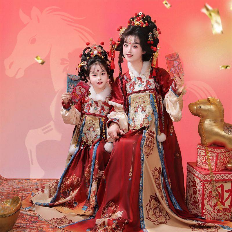汉服女齐胸唐制仙气秋冬款