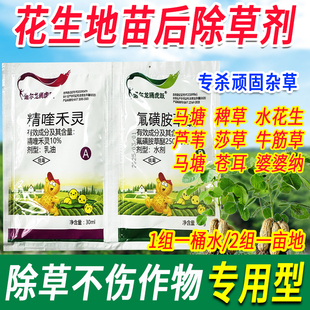 农药 诺尔花生地苗后专用除草剂禾阔双除花生大豆田杂草一扫光正品