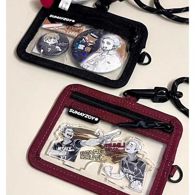 谷子保护套长方形吧唧透明挂件