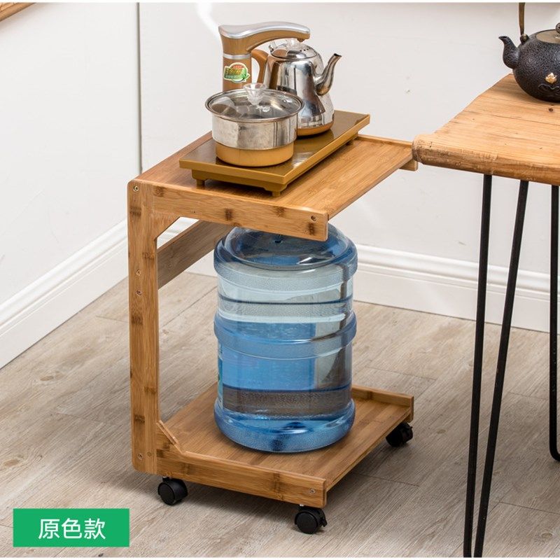 楠竹茶水台边柜茶几饮水机水桶架子功夫茶桌实木移动茶车茶叶置物,住宅家具,茶几,淘宝优惠券,粉丝福利购,淘宝优惠卷