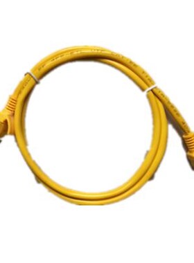 50条一包 网络跳线成品黄色灰色8芯短网线带水晶头1米网线