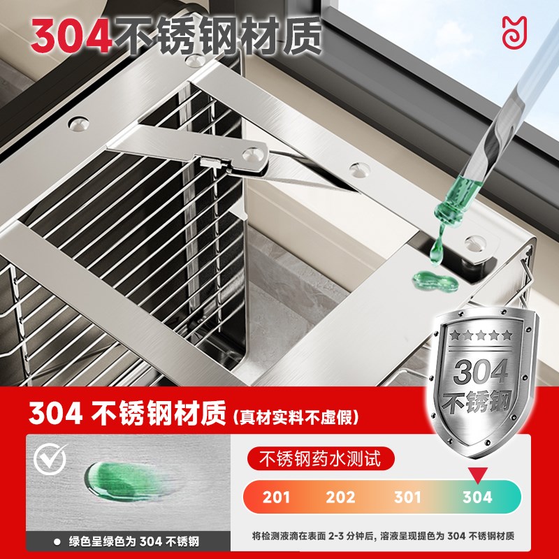 碗盘多功能沥水架碗架304不锈钢厨房置物架沥水篮放碗筷碗碟架子