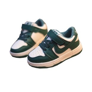 3岁潮秋冬季 韩版 软底男童鞋 宝宝板鞋 子小童黑色二棉运动鞋 女1