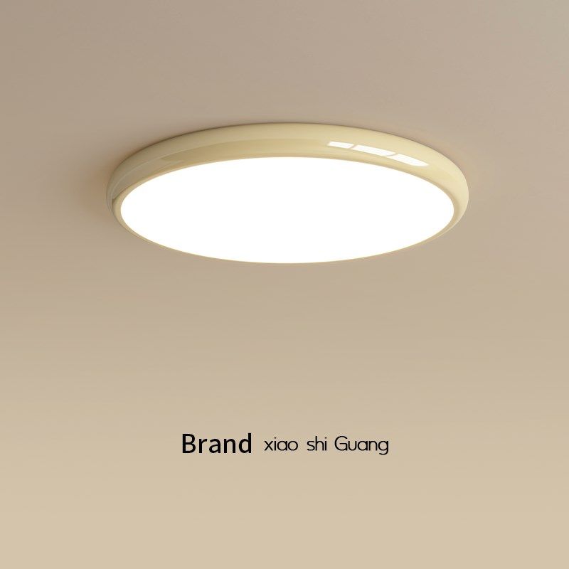 奶油风 全光谱护眼灯吸顶灯led高亮现代简约极简儿童房间主卧室灯