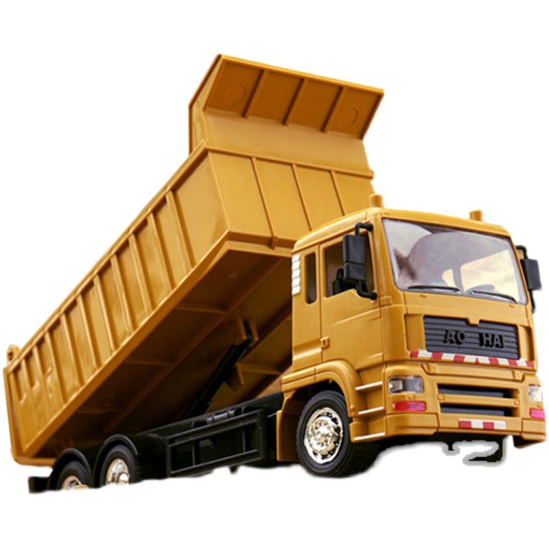 儿童遥控翻斗车工程车自卸车卡车运输车电动男孩玩具装载机搅拌车