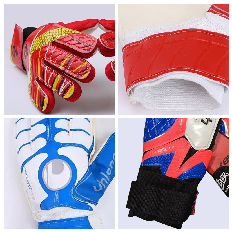 新款儿童小学生足球守门员手套青少年成人足球门将手套防滑耐磨