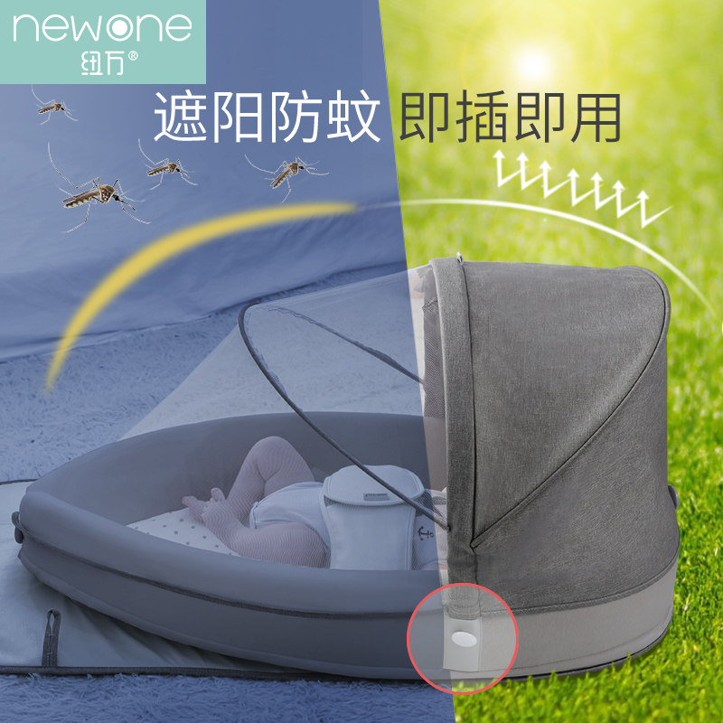 床中床婴儿床新生儿外出便携式宝宝床可移动防压床上床折叠床夏季