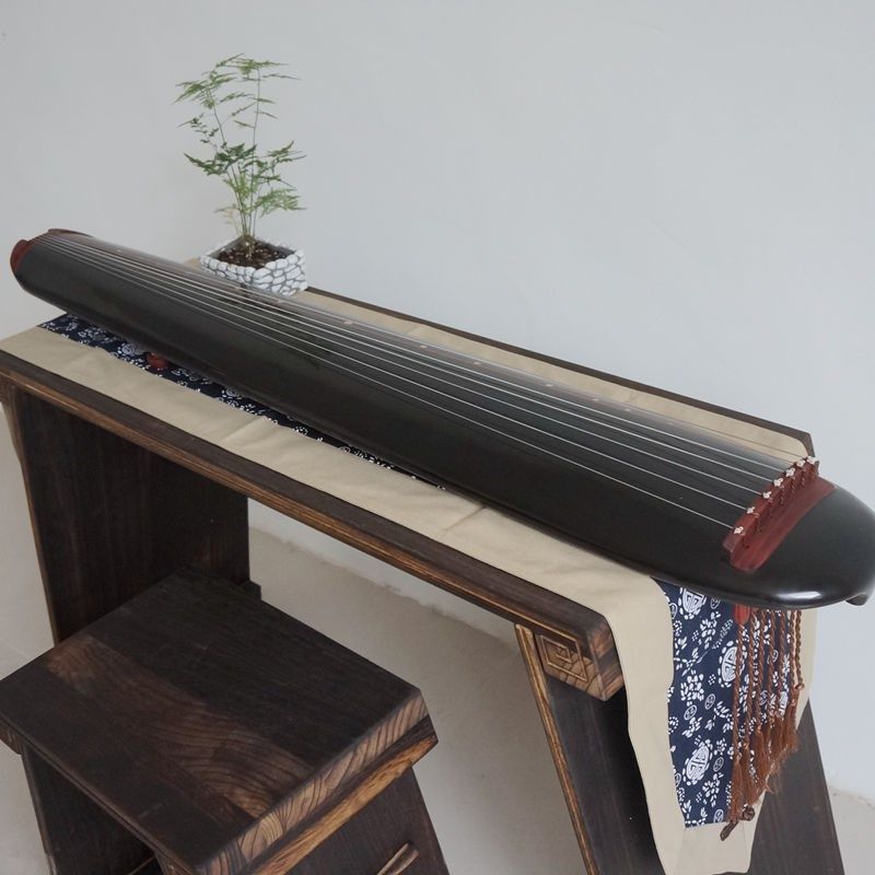 包邮古琴桌旗盖布加厚青花双层蓝花布桌布防尘琴罩防滑挡灰布