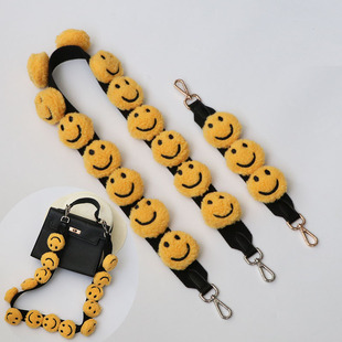 笑脸包带斜挎带替换尼龙织带女士背包带子包包宽肩带配件单肩带潮
