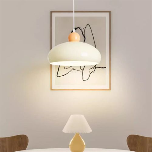 法式奶油风餐厅灯现代简约卧室床头灯餐桌饭厅小吊灯吧台长条吊灯