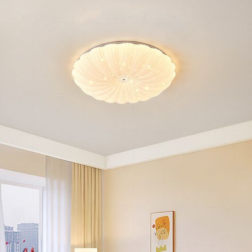 艺灯空间奶油风卧室灯吸顶灯全光谱智能护眼现代简约主卧灯花朵灯