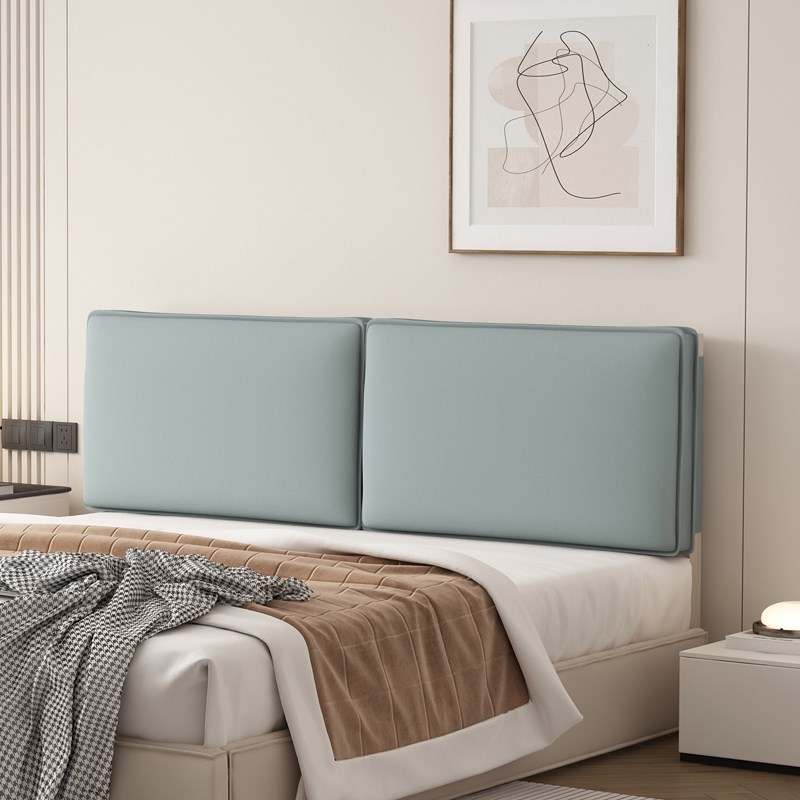 床头套罩2024新款网红靠垫背软包自粘大靠背榻榻米大靠垫靠枕免洗