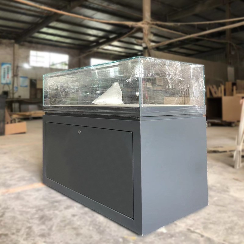 博物馆商场珠宝展柜珠宝店展示柜饰品首饰展柜不锈钢玻璃展示柜子