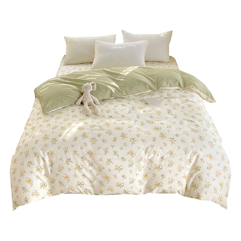 定制订做尺寸100%全棉纯棉被套单件儿童学生单人双人5x7x7被罩