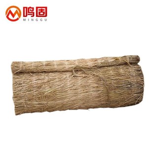 鸣固大棚稻草毡草帘子草席草垫大棚保暖遮阳防寒加厚道路防滑防冻