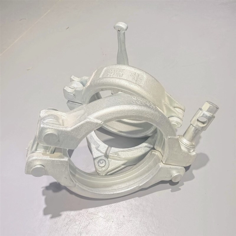 快速压把式管卡2寸抱箍锻造镀锌卡箍3寸盾构机管卡抱箍湿喷机胶管