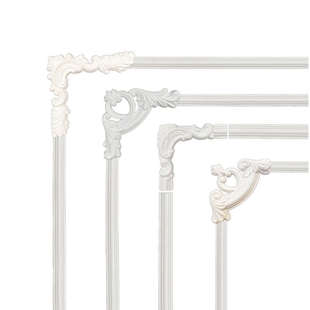 pu线条法式电视背景墙边框装饰条造型线欧式天花吊顶角花仿石膏线