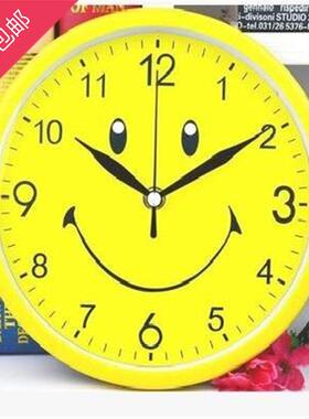 餐厅儿童房挂钟男z孩挂表办公室卧室G房间超静音客厅挂墙蓝色摆件