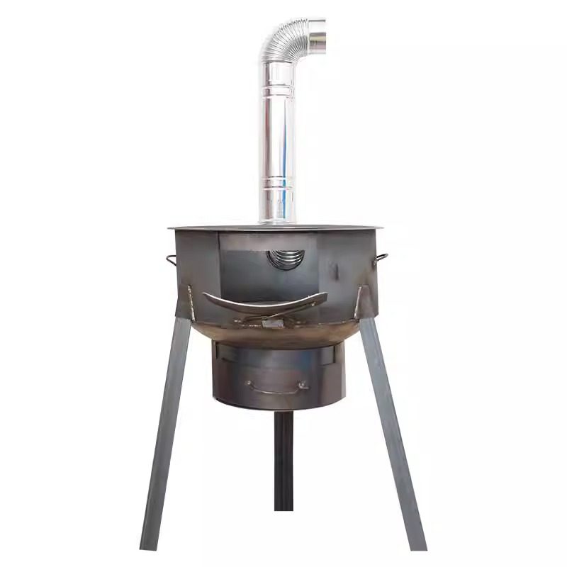 炉子柴火炉家用烧木柴移动灶大锅台柴火灶家用户外野营炉具地锅呛