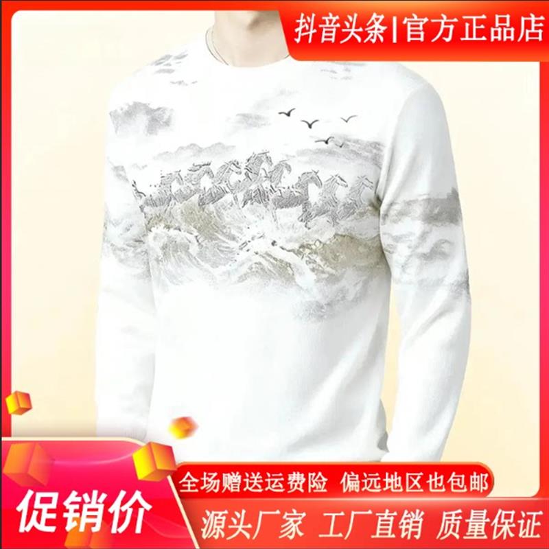 FZ轻奢服饰双十一精品高端高品质卫衣印花打底o衫设计感长袖内搭