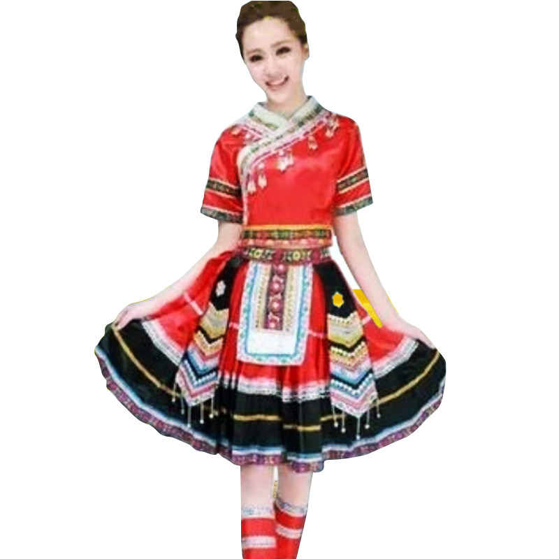 壮族苗族舞蹈服土家族彝