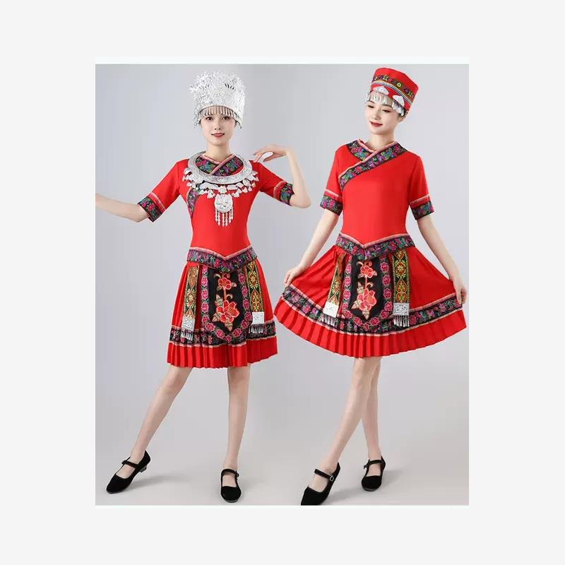广西三月三壮族演出服苗