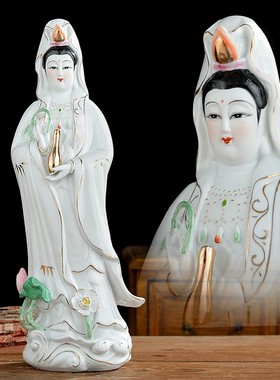 南海观音菩萨站渡佛像供奉