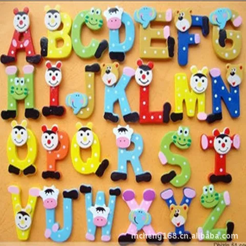 木制冰幼儿园玩具冰箱贴木质教具箱贴工艺礼品儿童磁性卡通