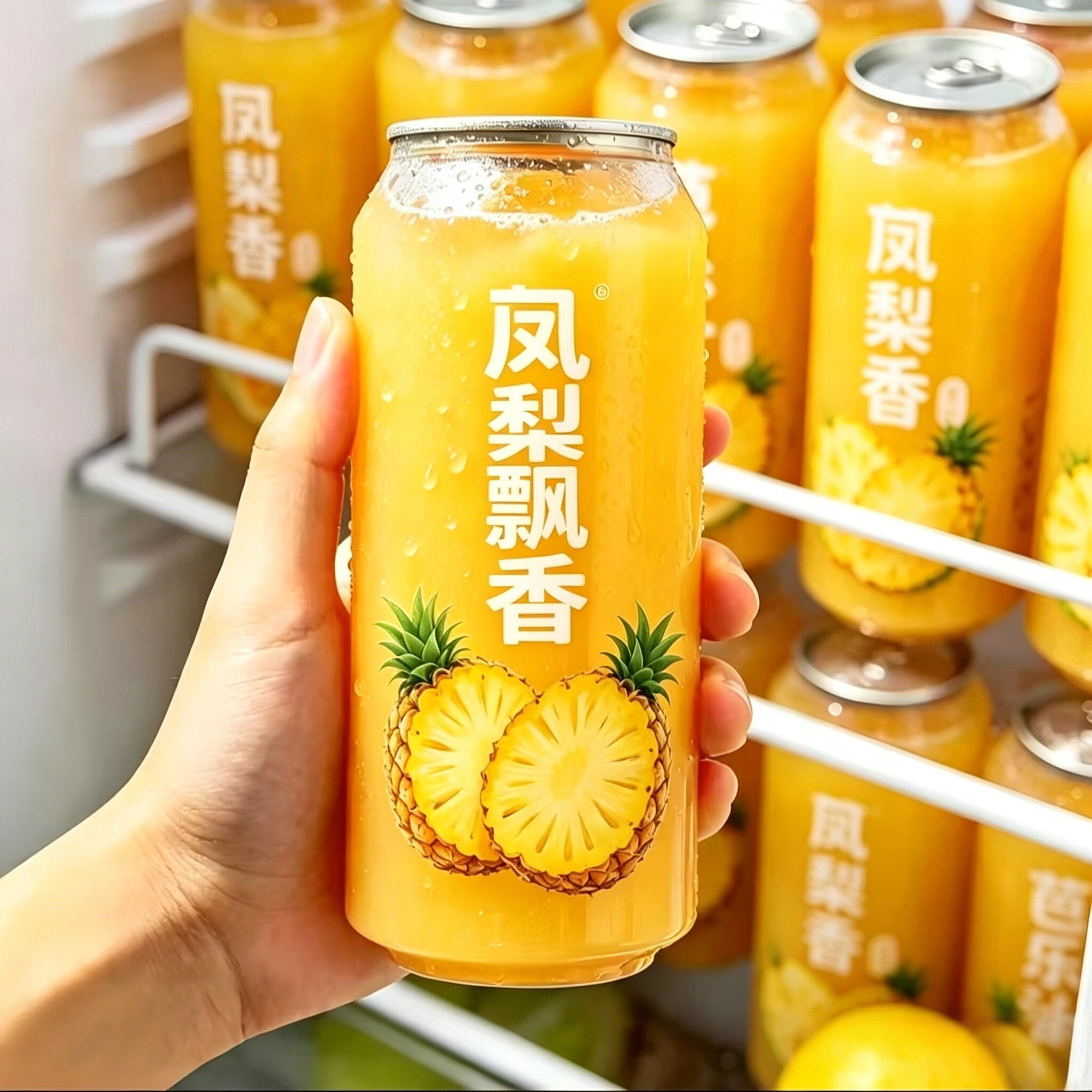 【买一送一】凤梨汁复合果汁饮料300ml*6/12瓶酸甜解腻夏日解渴