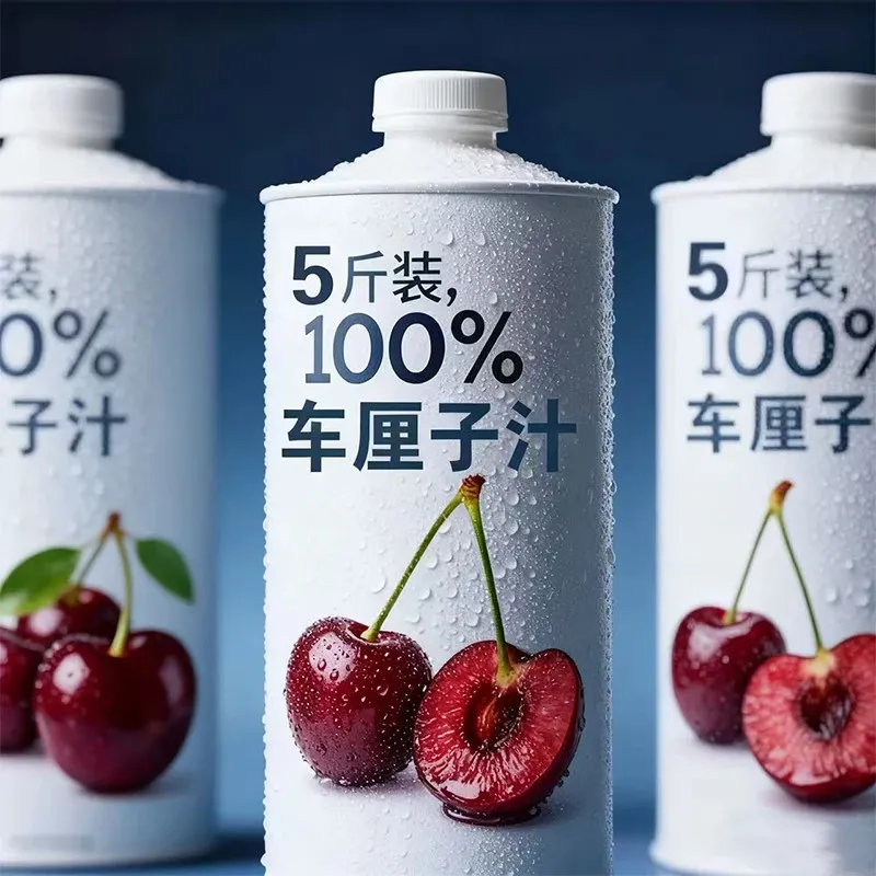 【不加一滴水】100%NFC车厘子汁1.25L*2大瓶无防腐剂鲜果汁新日期