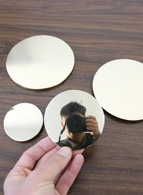 纯铜真品照妖镜门口挂门门头古凸面八卦镜挂件结婚用随身铜镜真品