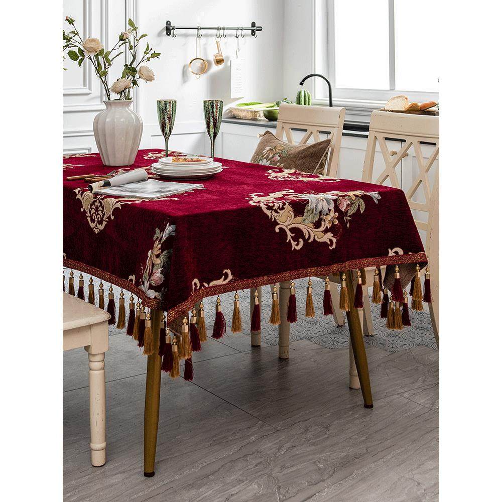 欧式桌布布艺长方形家用餐桌布艺椭圆形茶几布椅垫椅套可定制台布,居家布艺,桌布,淘宝优惠券,粉丝福利购,淘宝优惠卷