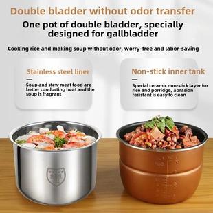 半球家用电压力锅3L4L5L6L13L304不锈钢胆机械高压锅饭煲旋钮正品