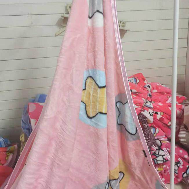 春夏秋冬季新生儿单层毯宝宝毛毯子柔软亲肤盖毯儿童午睡毯子被子