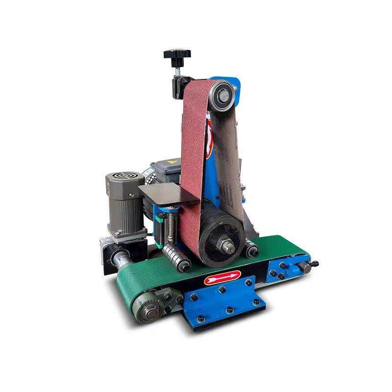 小型全自动激光切割去毛刺不锈钢拉丝黑色皮革抛光机